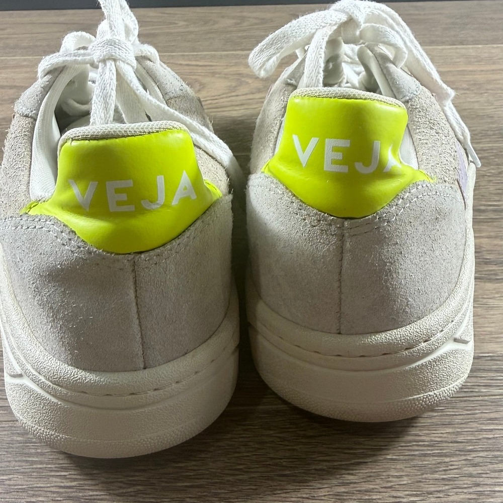 Veja V-10 Suede Multicolor Sable Sneakers Lifestyle Casual Laces Size 11 Low Top - Picture 11 of 16